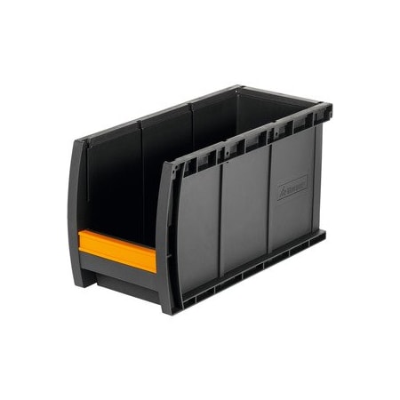 Garant Storage Bin, Polypropylene, Anthracite, 165 mm H, 130 mm W 963301 AC1